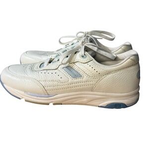 SAS Tour White Women's AccentLeather Assent Comfort Sneakers Size 8S